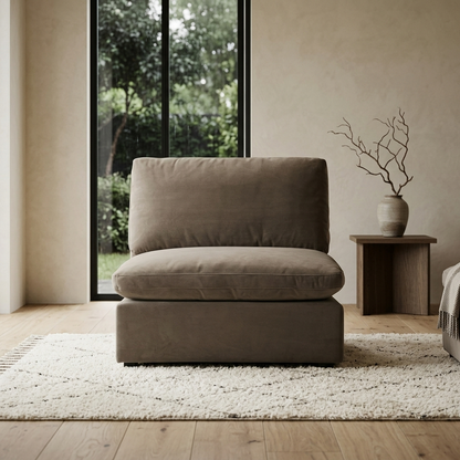 Lavi 1-Seater Armless Modular Sofa W 96 x D 100 x H 88 cm - (OT)