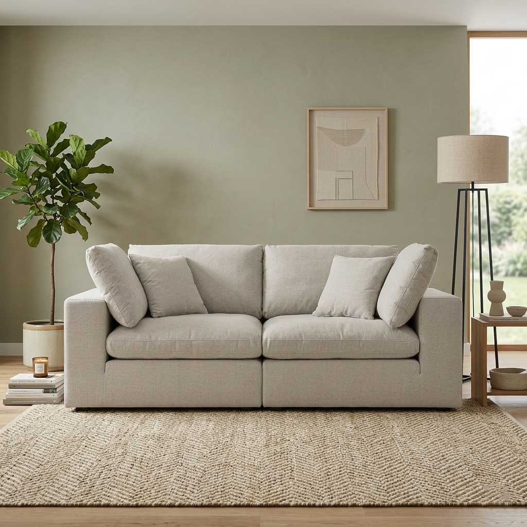 Lavi 2-Seater Arm Modular Sofa W 193 x D 100 x H 88 cm - (OT)
