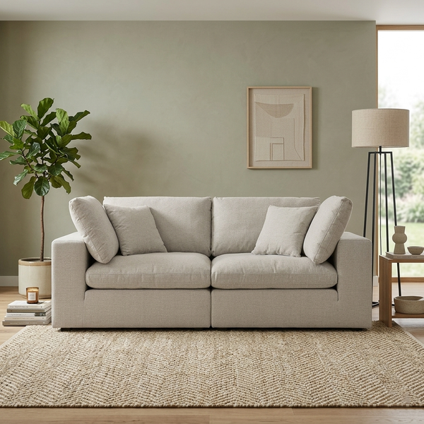 Lavi 2-Seater Arm Modular Sofa W 193 x D 100 x H 88 cm - (OT)