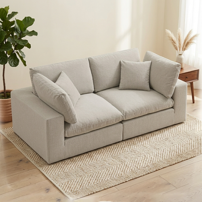 Lavi 2-Seater Arm Modular Sofa W 193 x D 100 x H 88 cm - (OT)