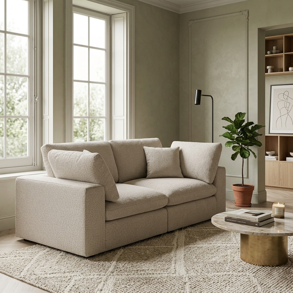 Lavi 2-Seater Arm Modular Sofa W 193 x D 100 x H 88 cm - (OT)