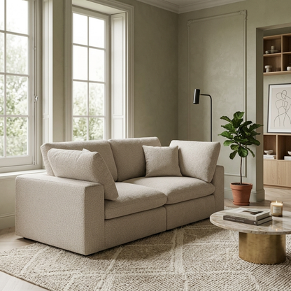 Lavi 2-Seater Arm Modular Sofa W 193 x D 100 x H 88 cm - (OT)