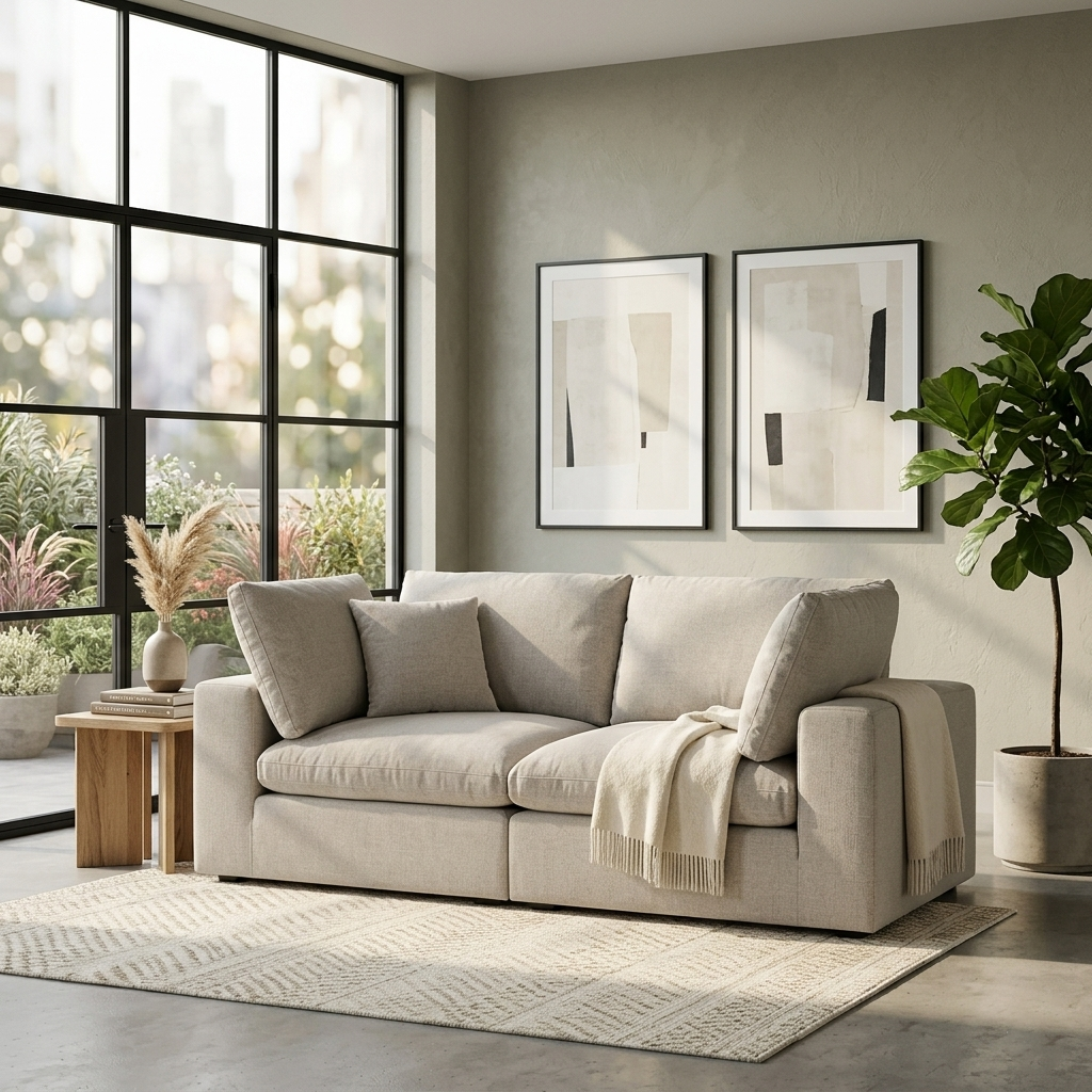 Lavi 2-Seater Arm Modular Sofa W 193 x D 100 x H 88 cm - (OT)