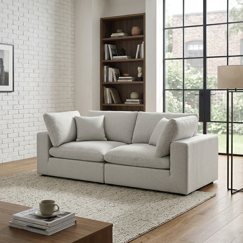 Lavi 2-Seater Arm Modular Sofa W 193 x D 100 x H 88 cm - (OT)