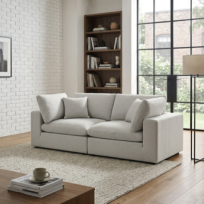 Lavi 2-Seater Arm Modular Sofa W 193 x D 100 x H 88 cm - (OT)