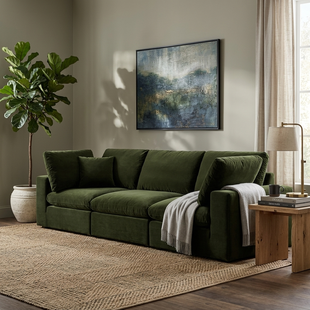 Lavi 3-Seater Arm Modular Sofa W 240 x D 100 x H 88 cm - (OT)