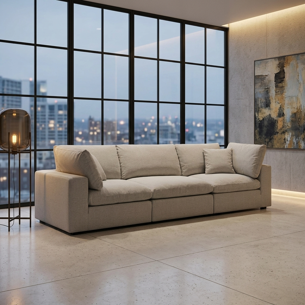 Lavi 3-Seater Arm Modular Sofa W 240 x D 100 x H 88 cm - (OT)