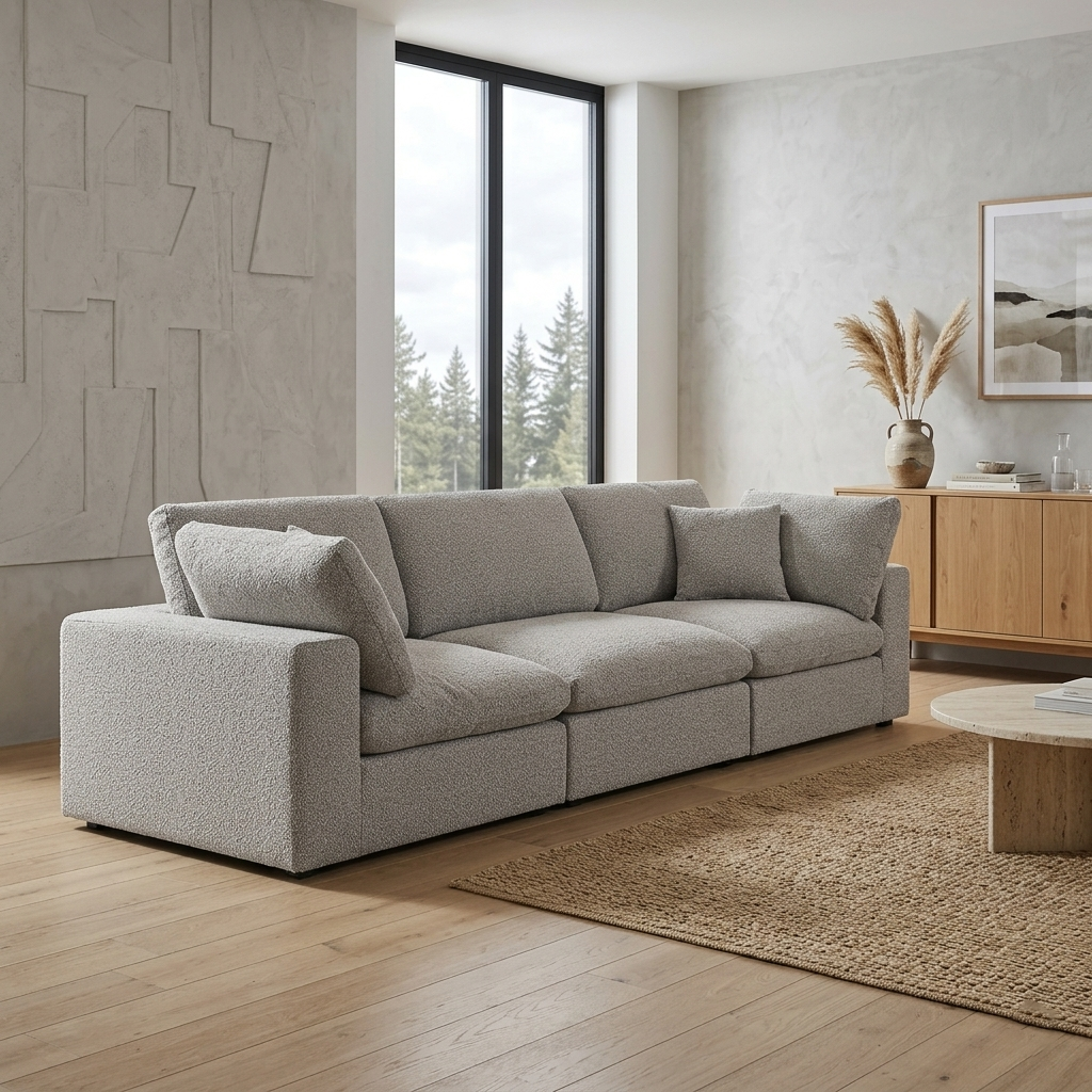 Lavi 3-Seater Arm Modular Sofa W 240 x D 100 x H 88 cm - (OT)