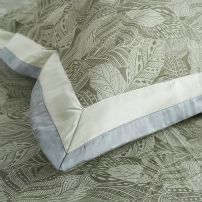 Lavish Green Apple 100% Cotton King-Size Bedsheet + 2 Pillow Covers