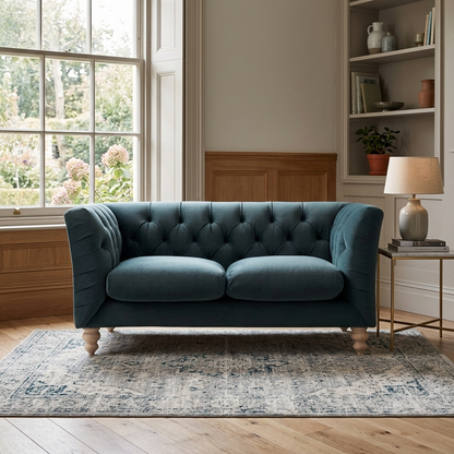 Lena 2-Seater Upholstered Sofa W 154 x D 86 x H 81 cm - (OT)