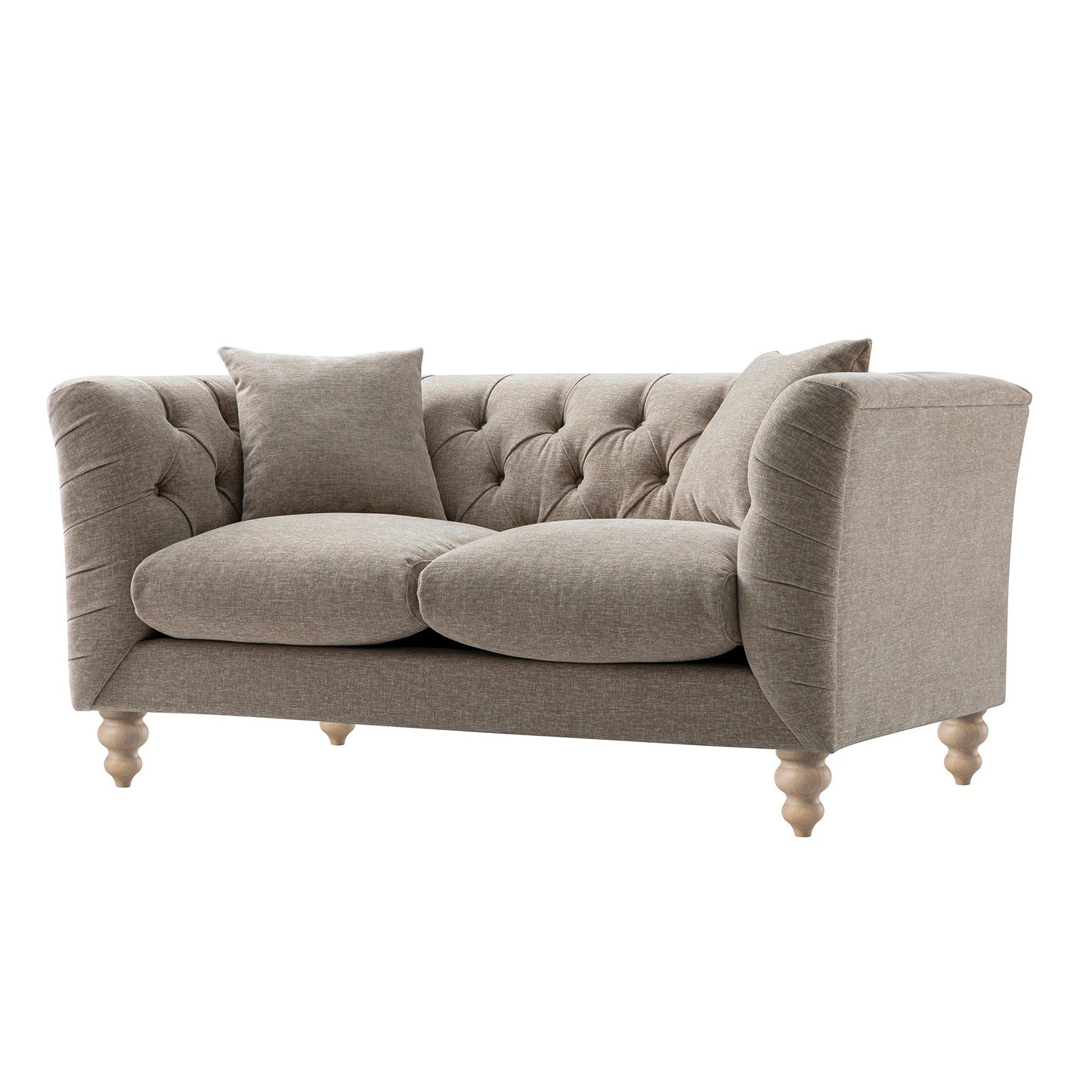 Lena 2-Seater Upholstered Sofa W 154 x D 86 x H 81 cm - (OT)