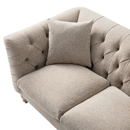 Lena 2-Seater Upholstered Sofa W 154 x D 86 x H 81 cm - (OT)