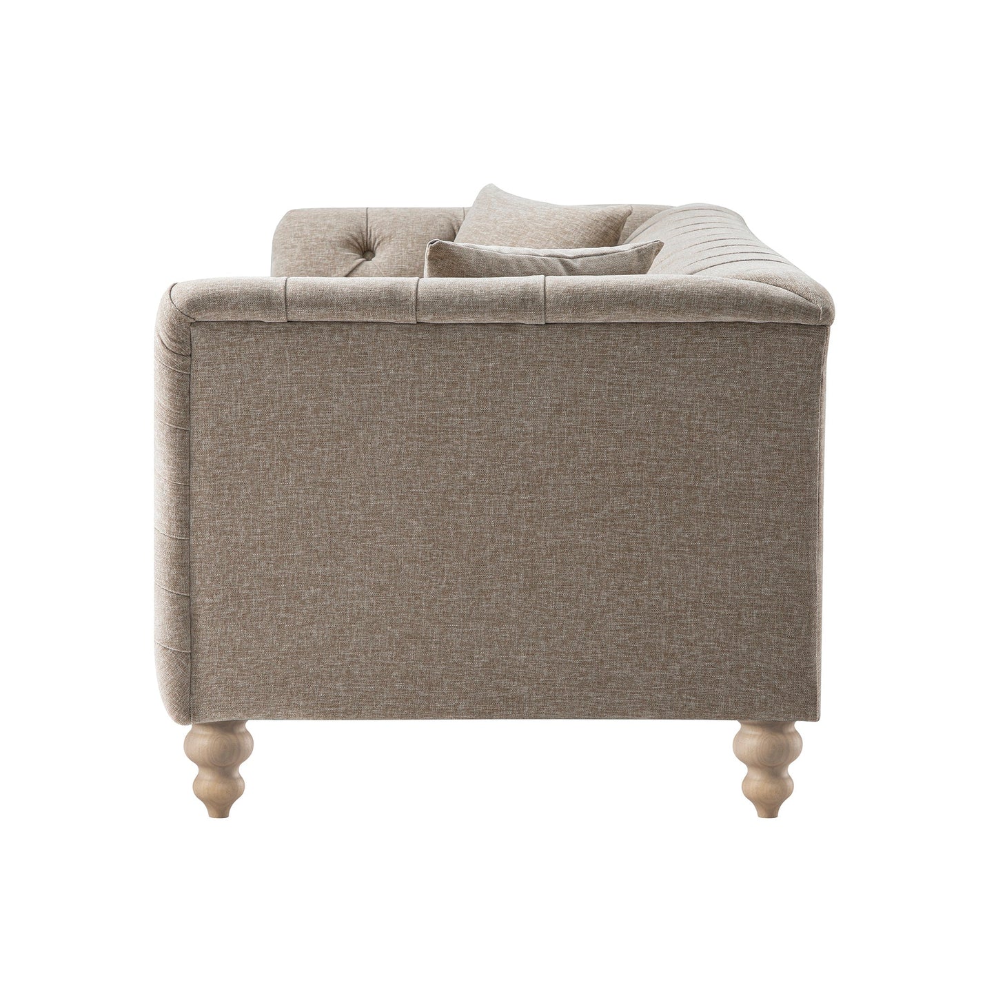 Lena 3-Seater Upholstered Sofa W 208 x D 86 x H 81 cm - (OT)