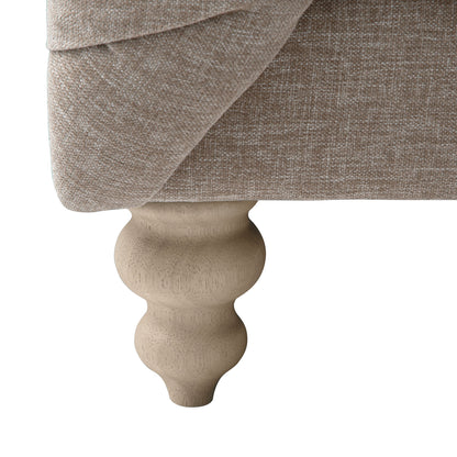 Lena 3-Seater Upholstered Sofa W 208 x D 86 x H 81 cm - (OT)