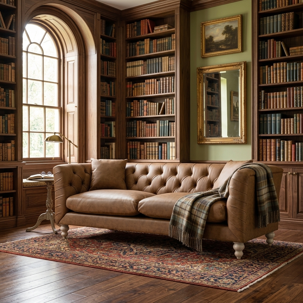 Lena 3-Seater Upholstered Sofa W 208 x D 86 x H 81 cm - (OT)