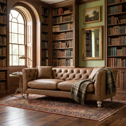 Lena 3-Seater Upholstered Sofa W 208 x D 86 x H 81 cm - (OT)