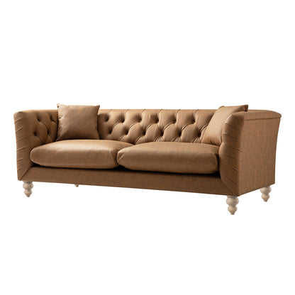 Lena 3-Seater Upholstered Sofa W 208 x D 86 x H 81 cm - (OT)