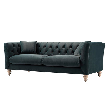 Lena 3-Seater Upholstered Sofa W 208 x D 86 x H 81 cm - (OT)
