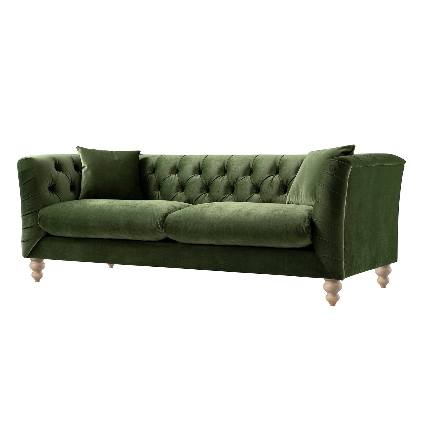 Lena 3-Seater Upholstered Sofa W 208 x D 86 x H 81 cm - (OT)