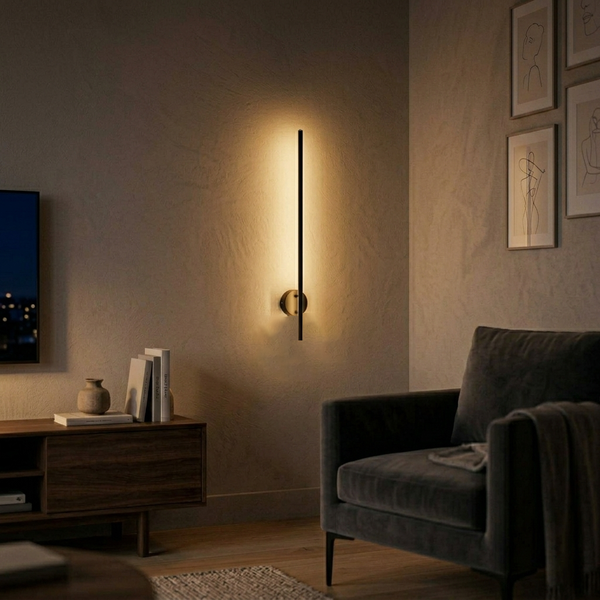Linear Minimalist Wand Sconce Wall Light - 3.1in * 23.6in (J)