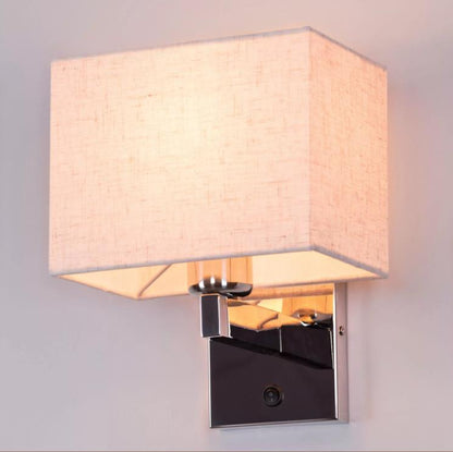 Lumiere Moderne Fabric Sconce Wall Light - 8in * 10in (J)