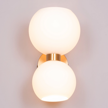 Lumina Dual-Orb Sconce Wall Light - 6.2in * 11in (J)