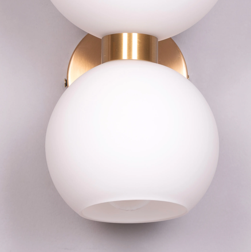 Lumina Dual-Orb Sconce Wall Light - 6.2in * 11in (J)