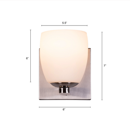 Lumina Modern Tapered Sconce Wall Light - 6in * 7in (J)
