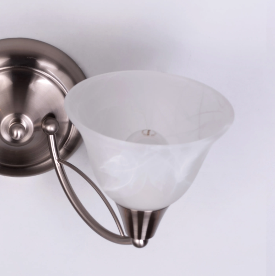 Luminae Alabaster Twin Sconce Wall Light - 16in * 7in (J)