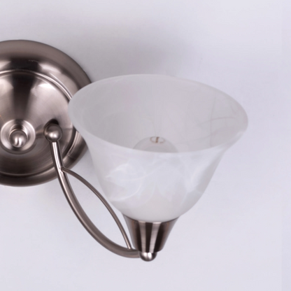 Luminae Alabaster Twin Sconce Wall Light - 16in * 7in (J)