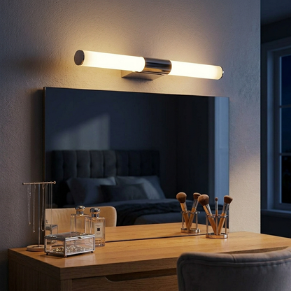 Lumino Gloss Cylinder Vanity Wall Light - 2.1in * 17in (J)