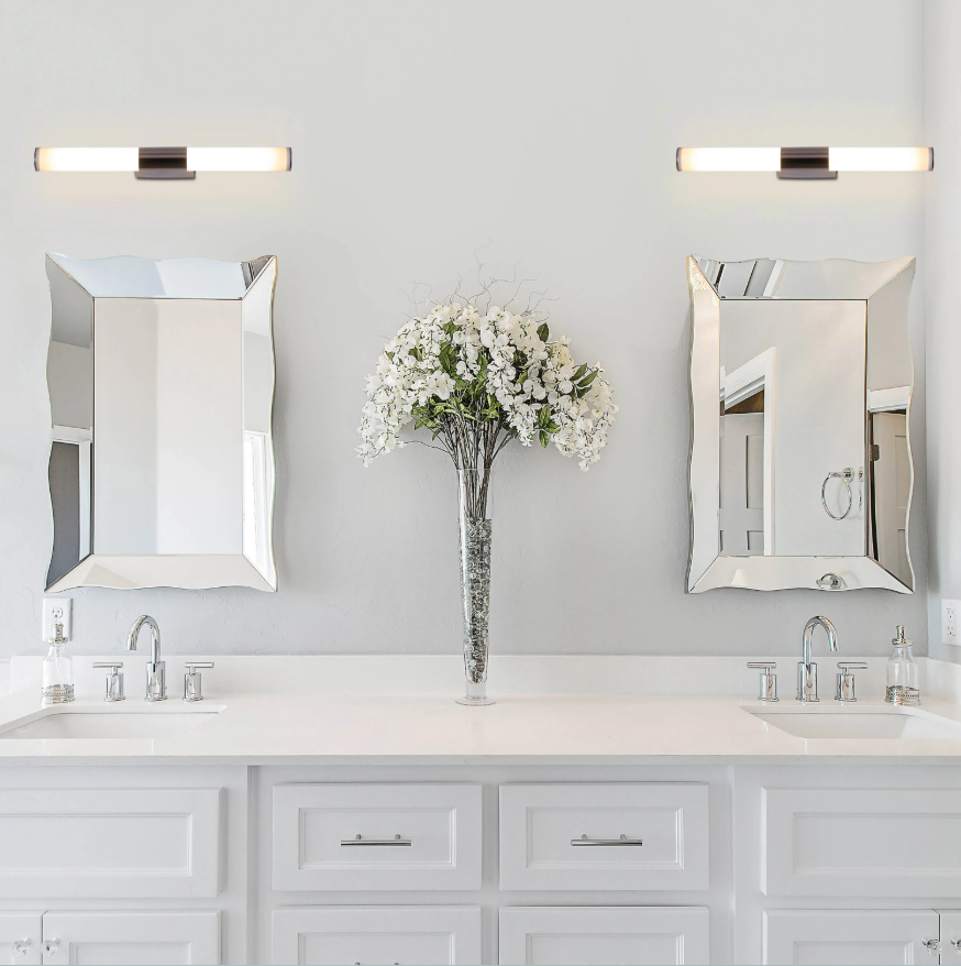 Lumino Gloss Cylinder Vanity Wall Light - 2.1in * 17in (J)