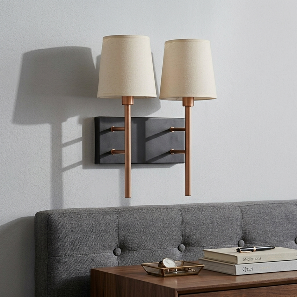 Luna Arc Modern Globe Sconce Wall Light - 8in * 12in (J)