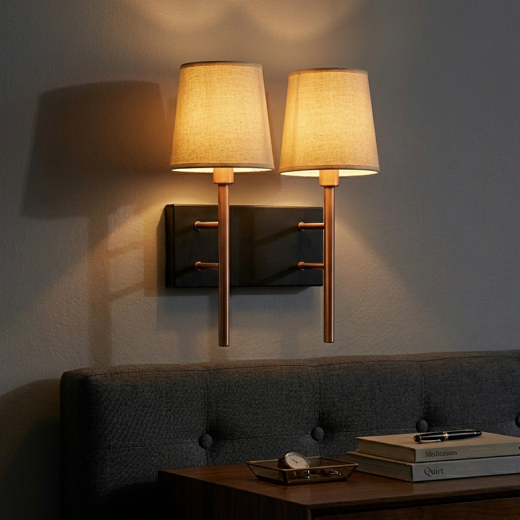 Luna Arc Modern Globe Sconce Wall Light - 8in * 12in (J)