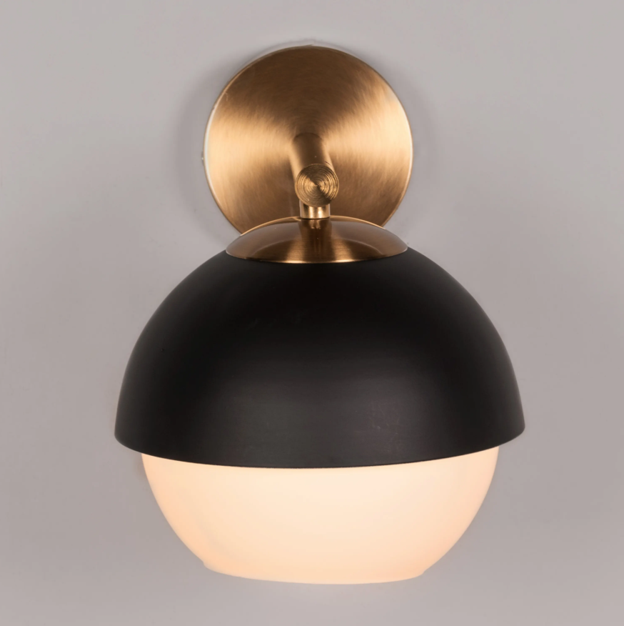 Luna Mid-Century Dome Wall Light - 7in * 10in (J)