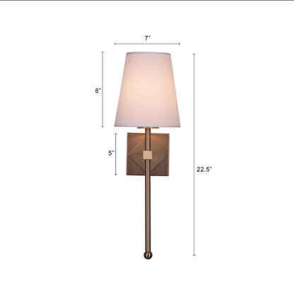 Lyra Twin-Globe Arched Wall Light - 5.1in * 21.4in (J)