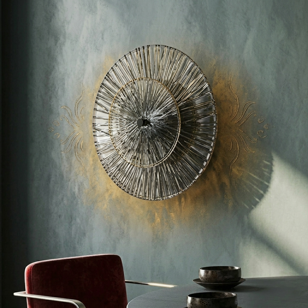 Lyra Twin-Glow Arched Wall Light - 3.15in * 21.4in (J)