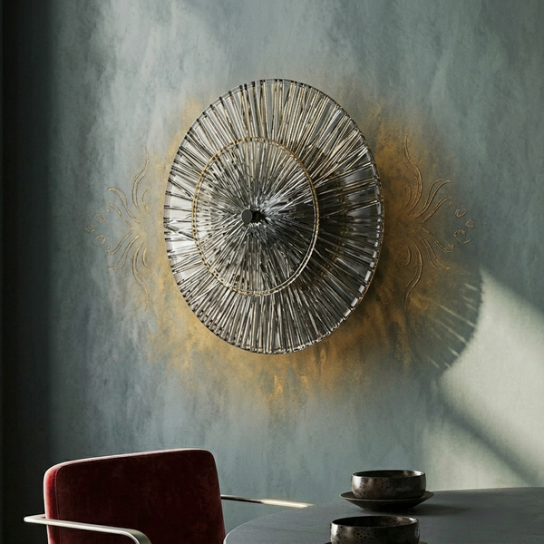 Lyra Twin-Glow Arched Wall Light - 3.15in * 21.4in (J)