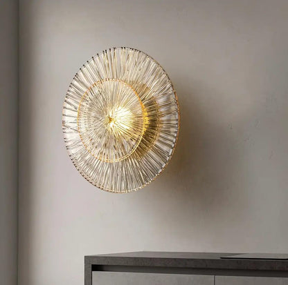 Lyra Twin-Glow Arched Wall Light - 3.15in * 21.4in (J)