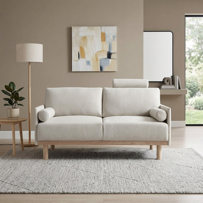 Mari Upholstered Fabric 2-Seater Sofa W 151 x D 78 x H 88 cm - (OT)