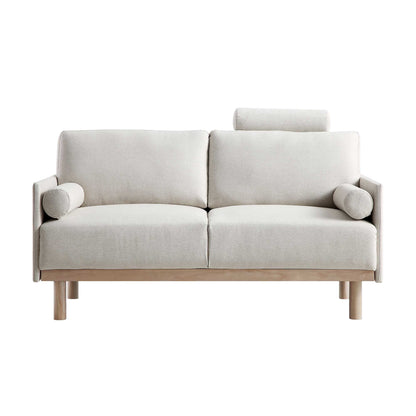 Mari Upholstered Fabric 2-Seater Sofa W 151 x D 78 x H 88 cm - (OT)