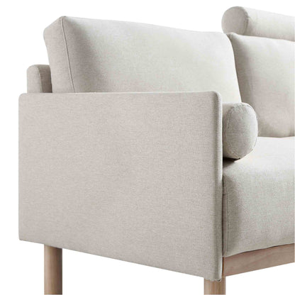 Mari Upholstered Fabric 2-Seater Sofa W 151 x D 78 x H 88 cm - (OT)