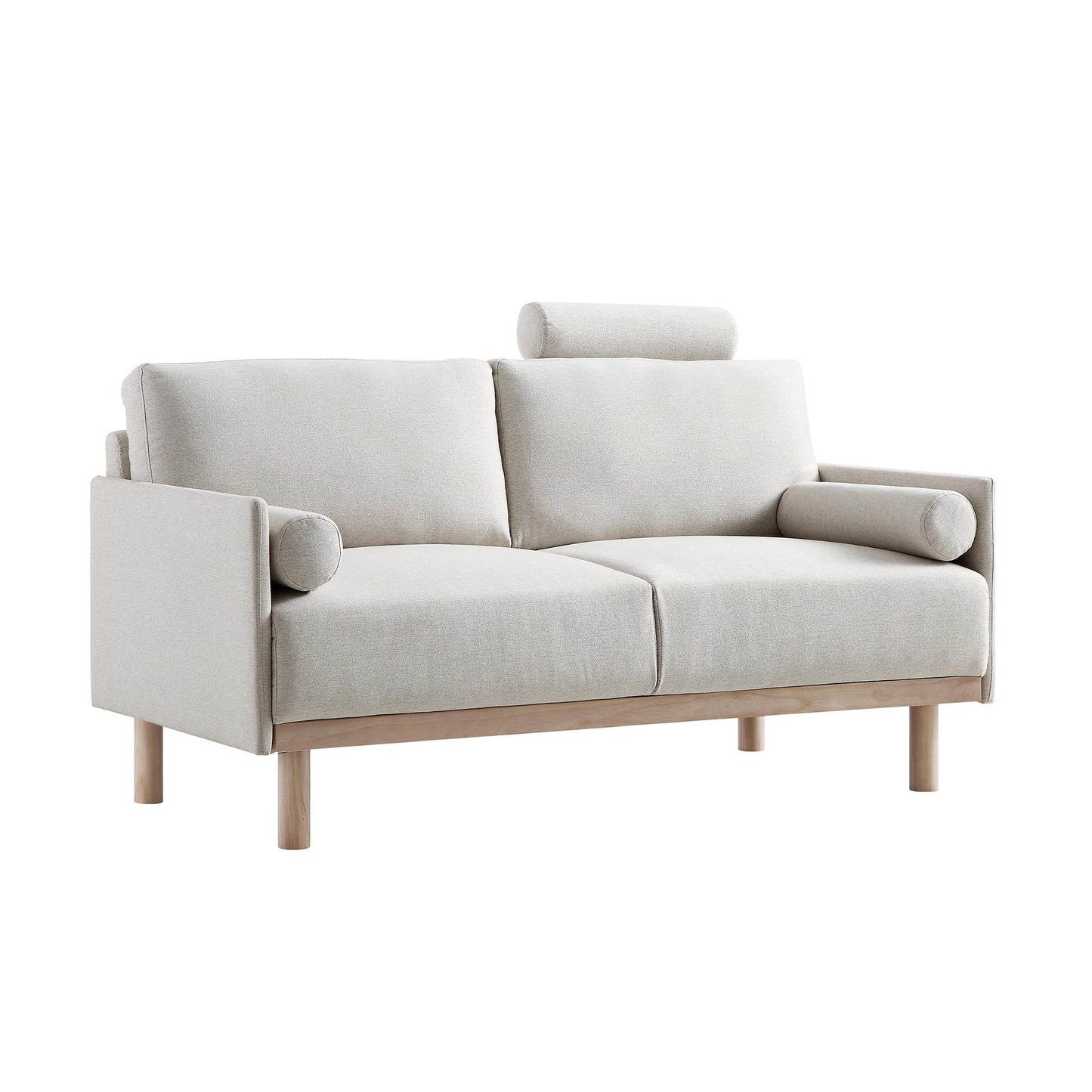 Mari Upholstered Fabric 2-Seater Sofa W 151 x D 78 x H 88 cm - (OT)