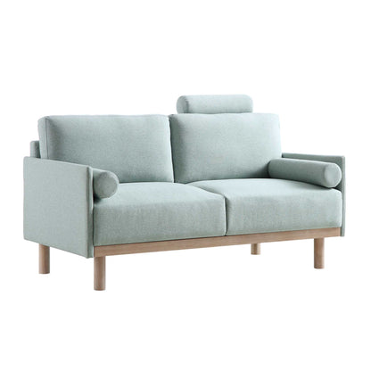Mari Upholstered Fabric 2-Seater Sofa W 151 x D 78 x H 88 cm - (OT)