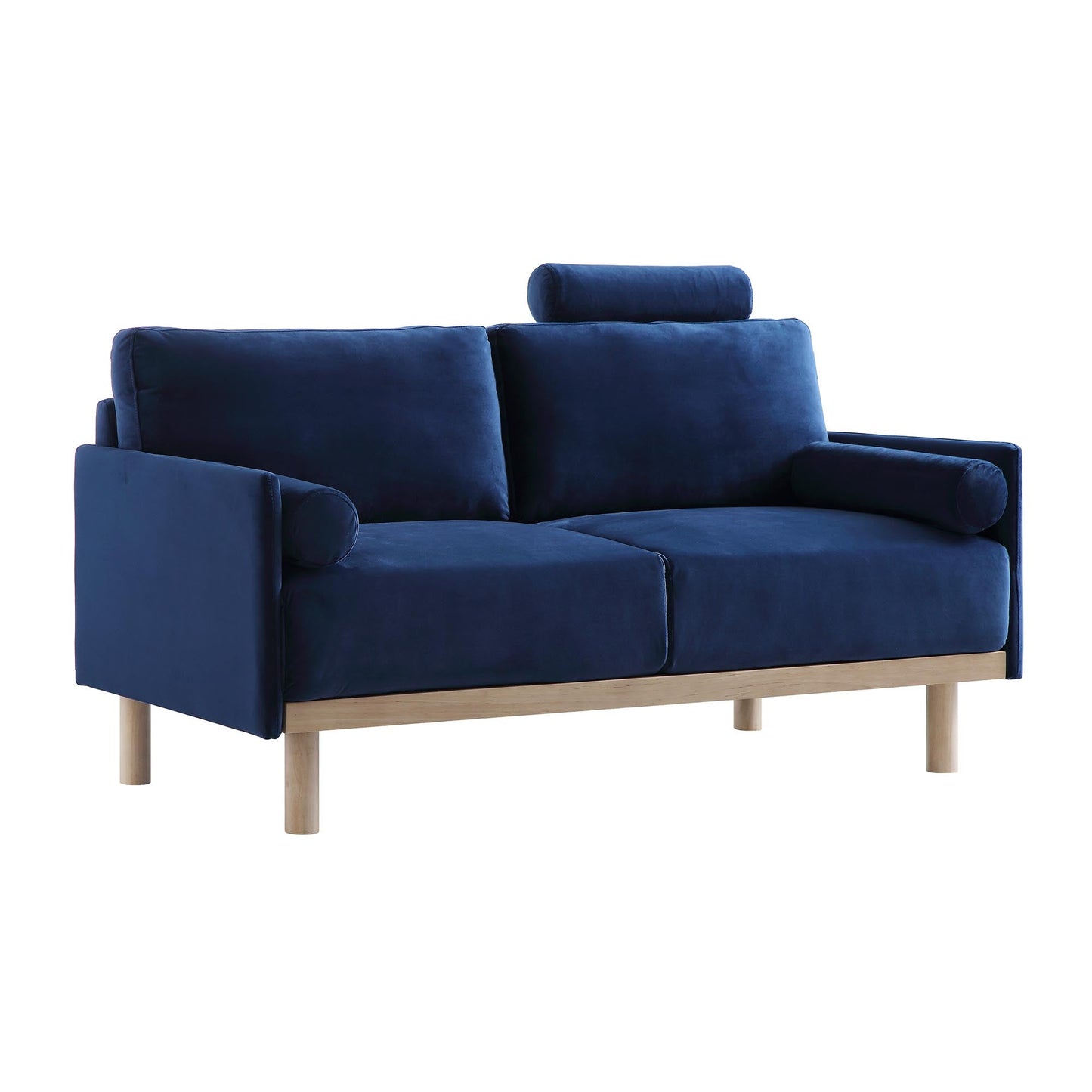 Mari Upholstered Fabric 2-Seater Sofa W 151 x D 78 x H 88 cm - (OT)