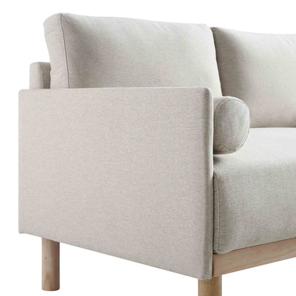 Mari Upholstered Fabric 3-Seater Sofa W 193 x D 78 x H 88 cm - (OT)