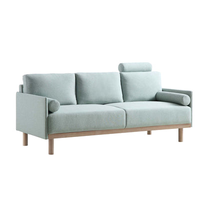 Mari Upholstered Fabric 3-Seater Sofa W 193 x D 78 x H 88 cm - (OT)