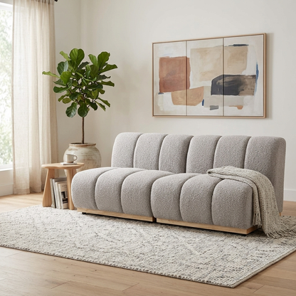 Mazi 2-Seater Upholstered Sofa W 128 x D 95 x H 74 cm - (OT)