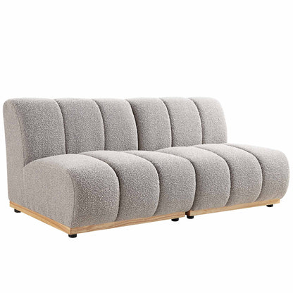 Mazi 2-Seater Upholstered Sofa W 128 x D 95 x H 74 cm - (OT)