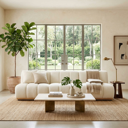 Mazi 3-Seater Upholstered Sofa W 192 x D 95 x H 74 cm - (OT)